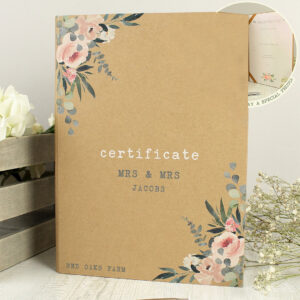 Kraft Certificate Boxes