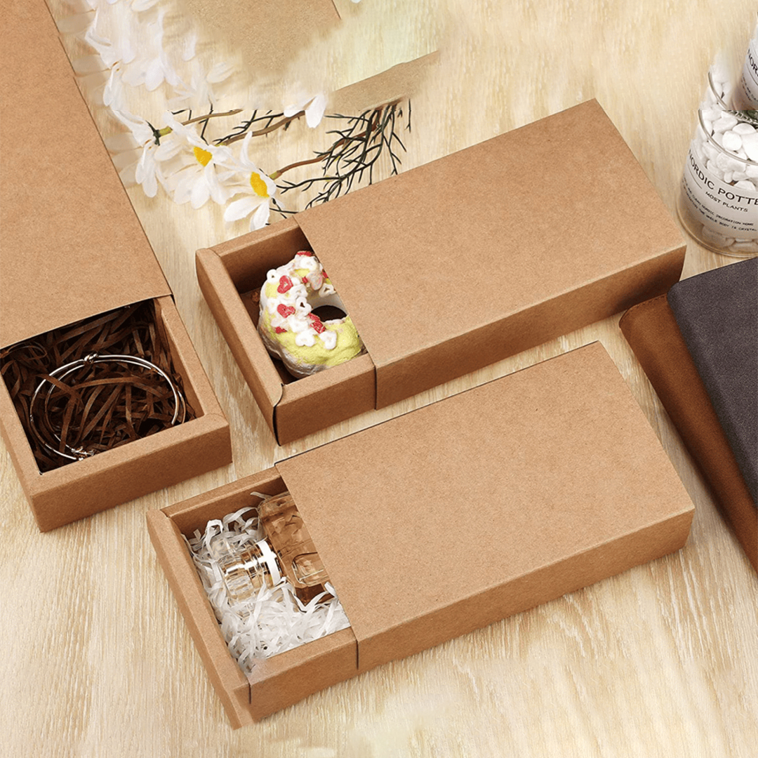 Kraft Drawer Gift Boxes