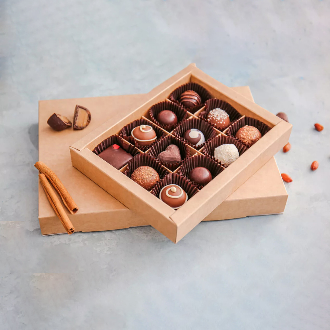 Kraft Chocolate Packaging Boxes