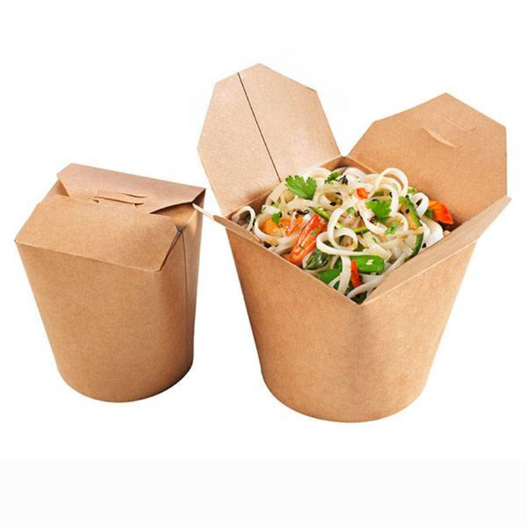 Kraft Noodle Boxes With Lids