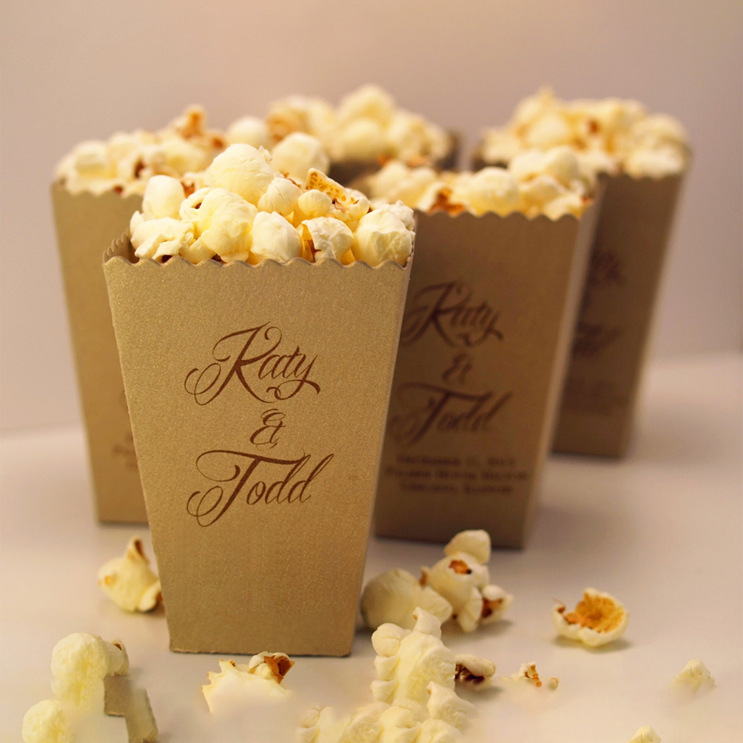Kraft Popcorn Packaging Boxes