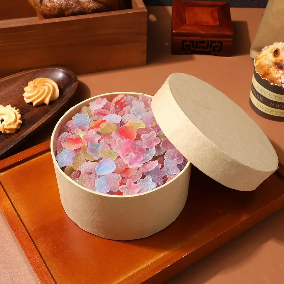 Kraft Round Gift Containers
