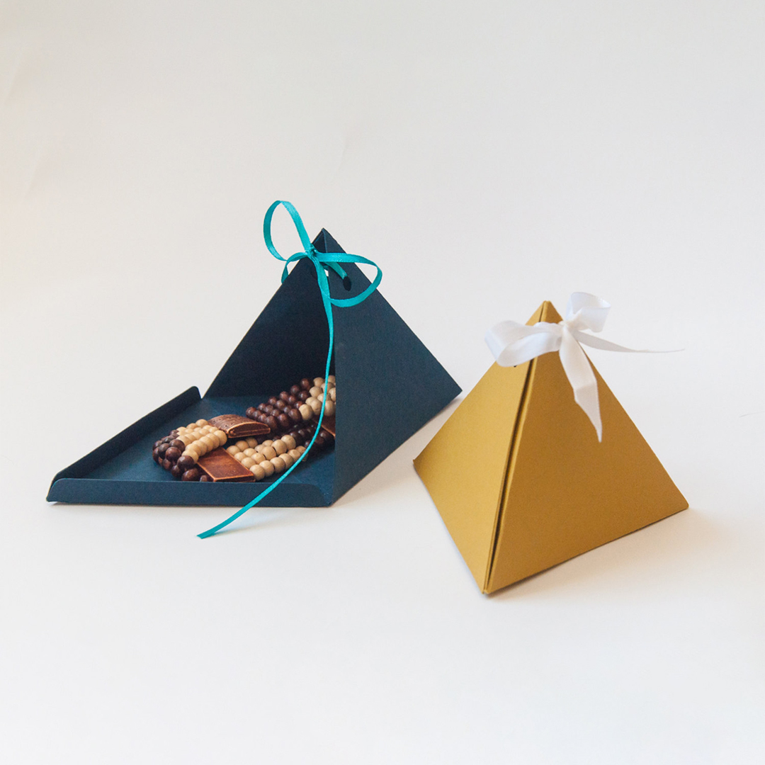 Kraft Triangle Boxes