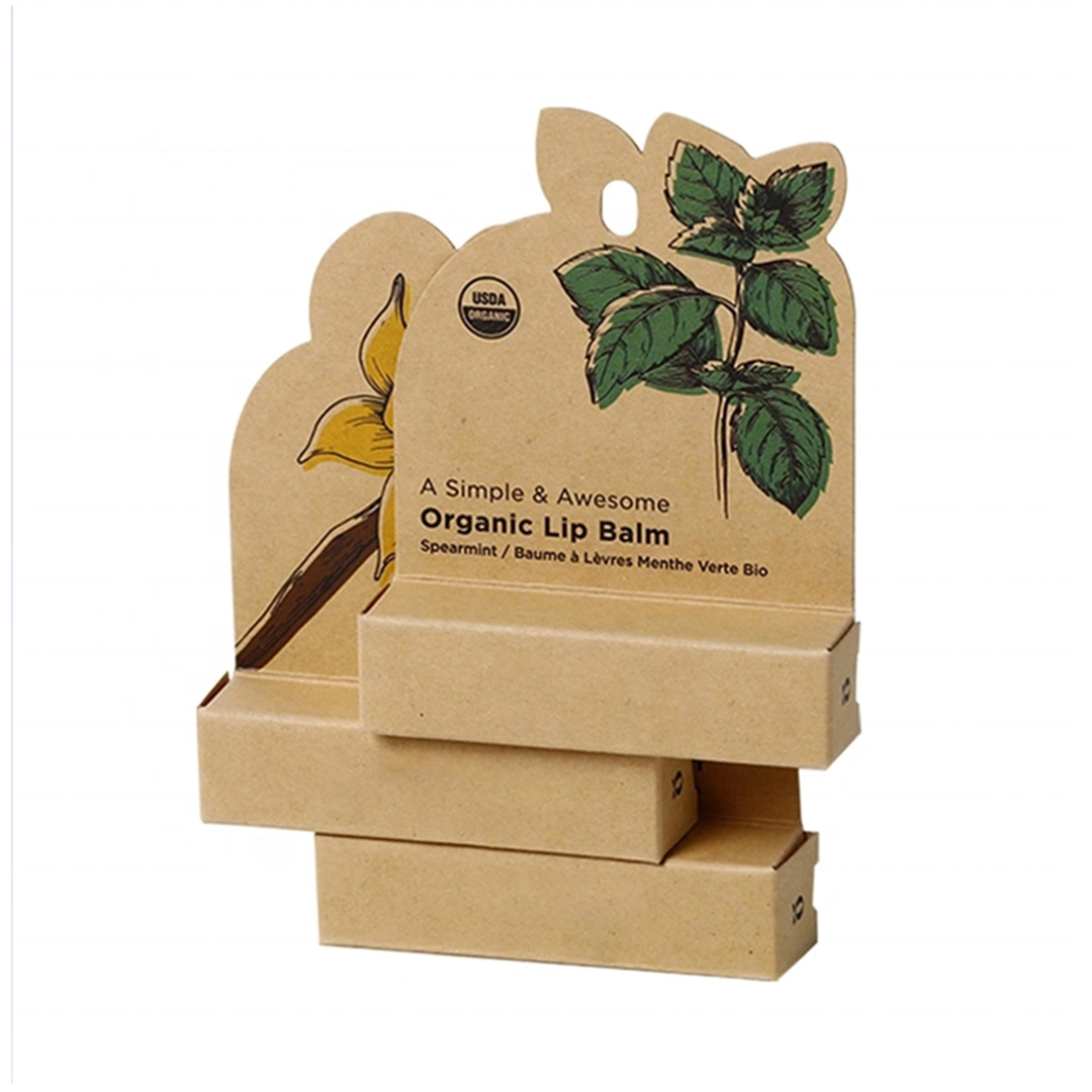Kraft lip balm packaging boxes empty