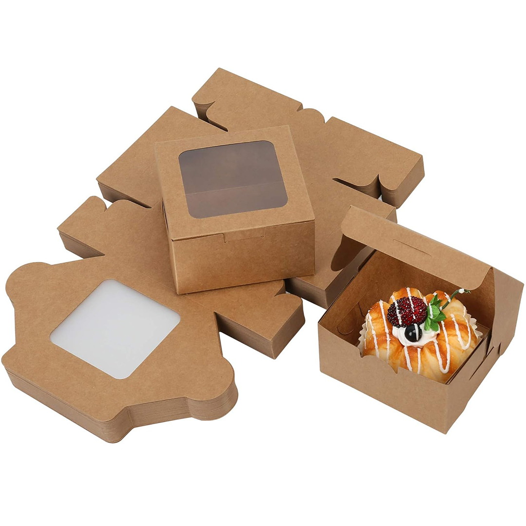 Kraft pastry boxes for sale