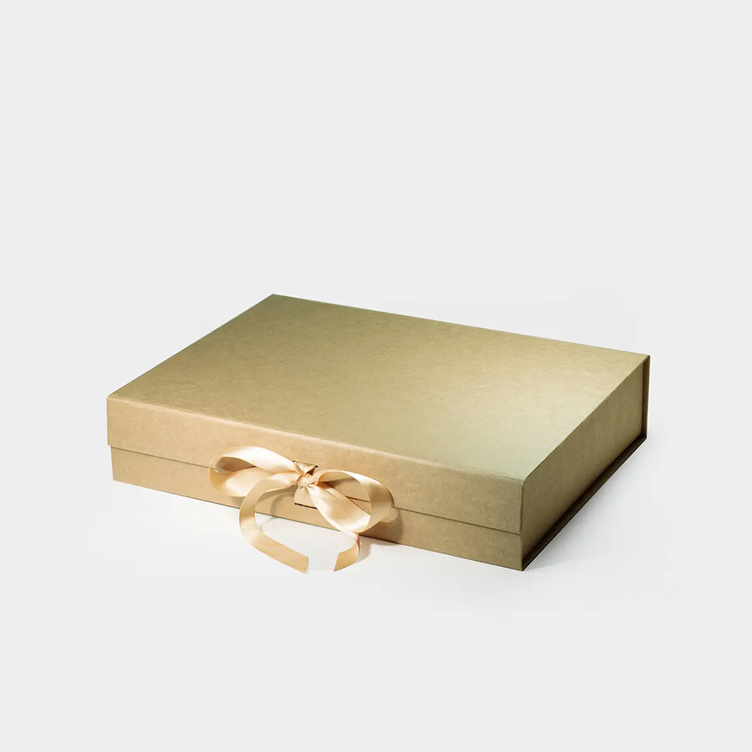 Kraft ribbon closure boxes instructions