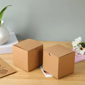 Kraft square gift boxes bulk