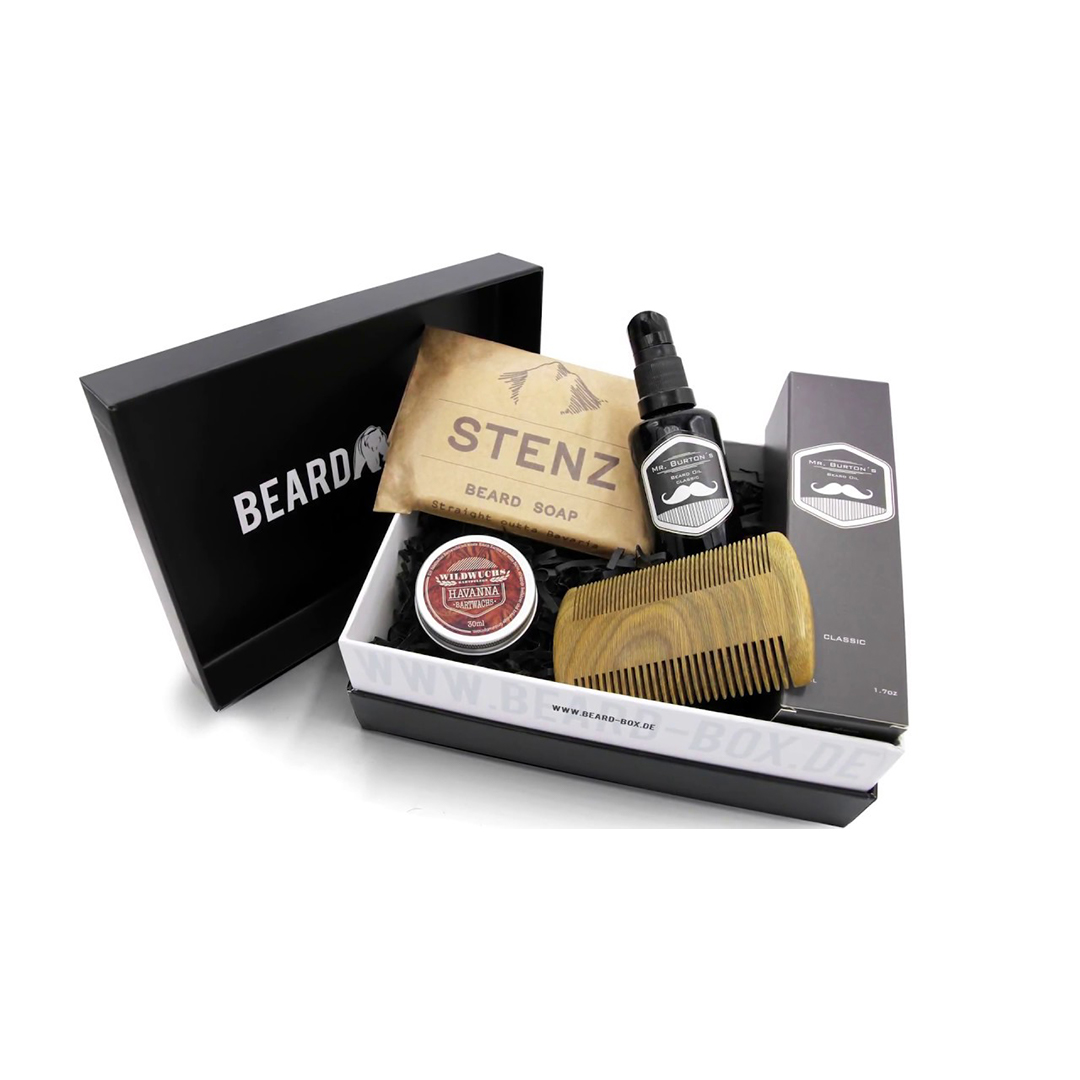 kraft beard oil packaging boxes
