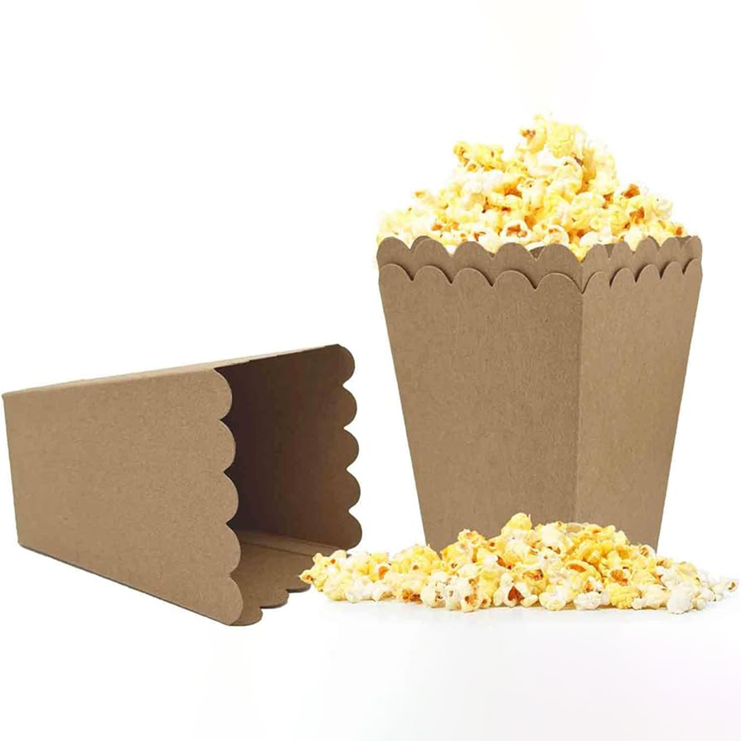 kraft paper popcorn boxes