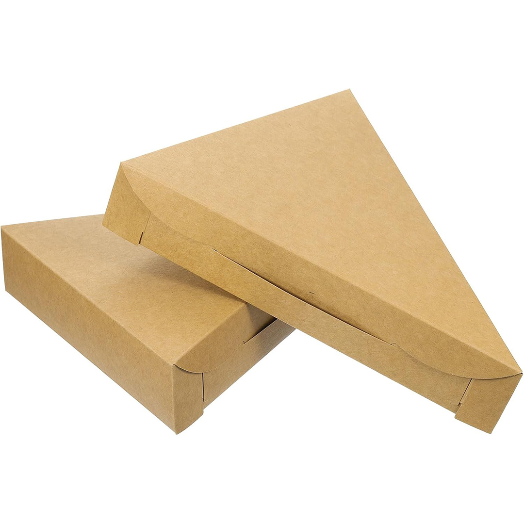 kraft triangle carton boxes
