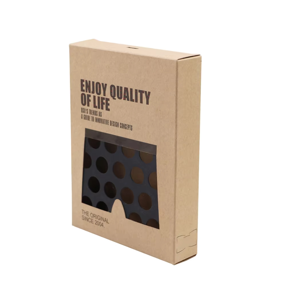 Custom Kraft Underwear Packaging Boxes