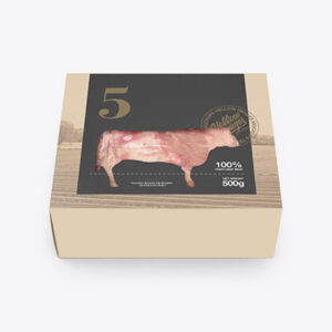 Custom Kraft meat packaging boxes sizes