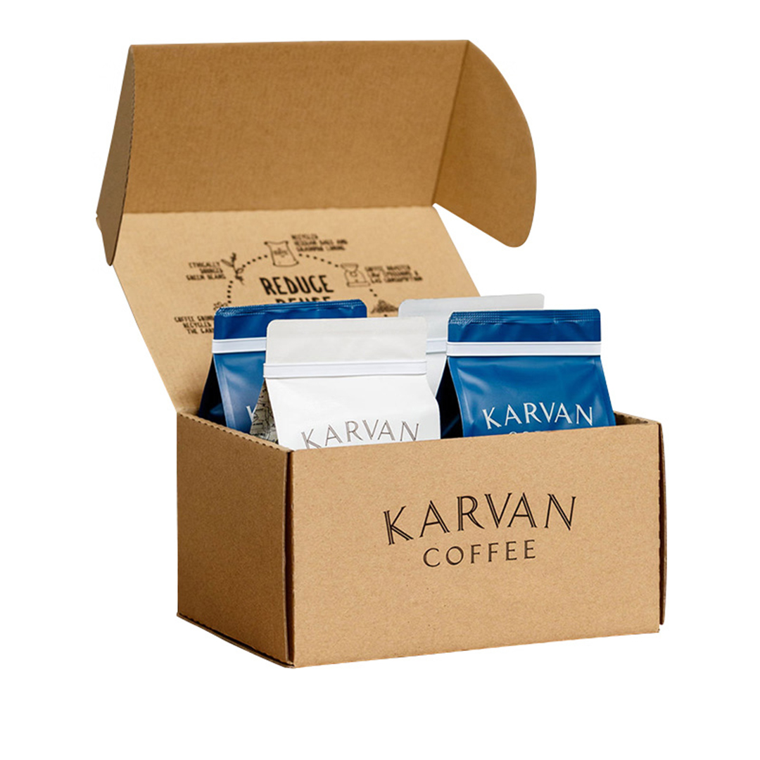 Kraft Coffee Packaging Boxes