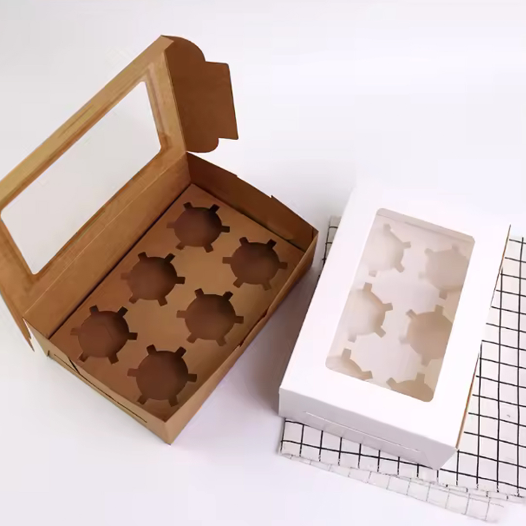 Kraft Muffin Packaging Boxes
