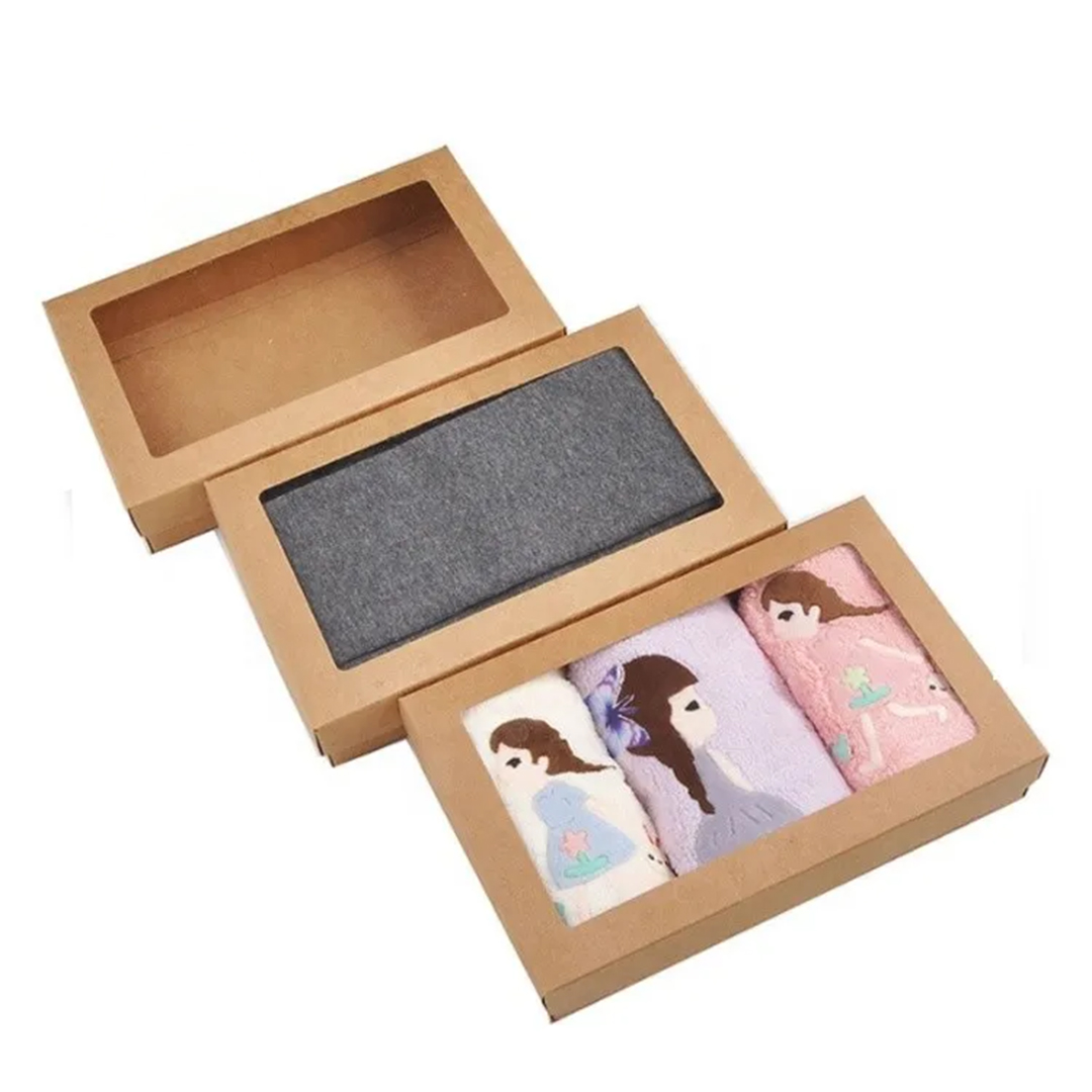 Kraft underwear packaging boxes wholesale