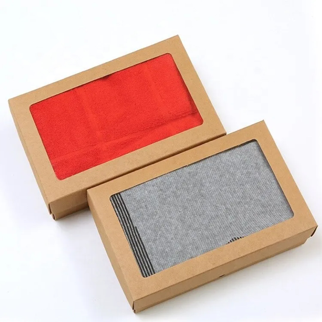 Men kraft underwear packaging boxes