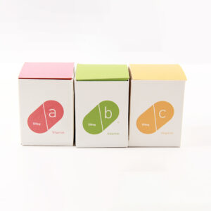 custom kraft vitamin packaging boxes